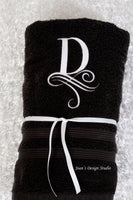 Monogrammed Bath Towel