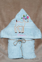 Deer Hooded Bath Towel Design