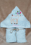 Deer Hooded Bath Towel Design